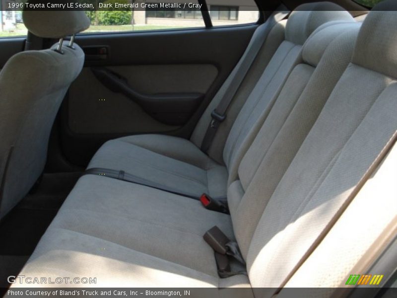 Dark Emerald Green Metallic / Gray 1996 Toyota Camry LE Sedan