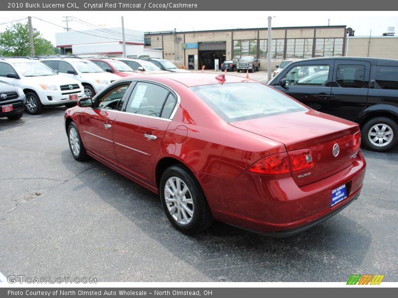 Crystal Red Tintcoat / Cocoa/Cashmere 2010 Buick Lucerne CXL