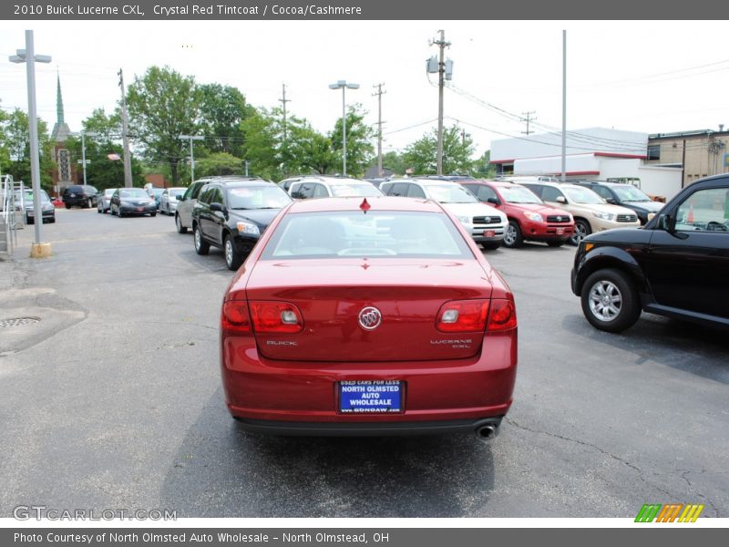 Crystal Red Tintcoat / Cocoa/Cashmere 2010 Buick Lucerne CXL