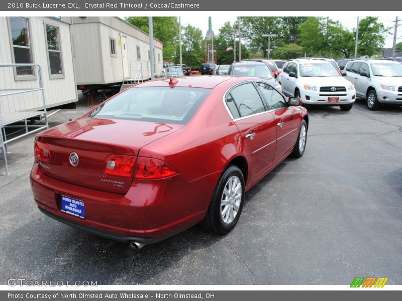 Crystal Red Tintcoat / Cocoa/Cashmere 2010 Buick Lucerne CXL