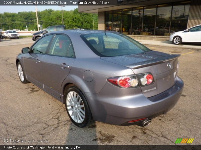 Titanium Gray Mica / Black 2006 Mazda MAZDA6 MAZDASPEED6 Sport