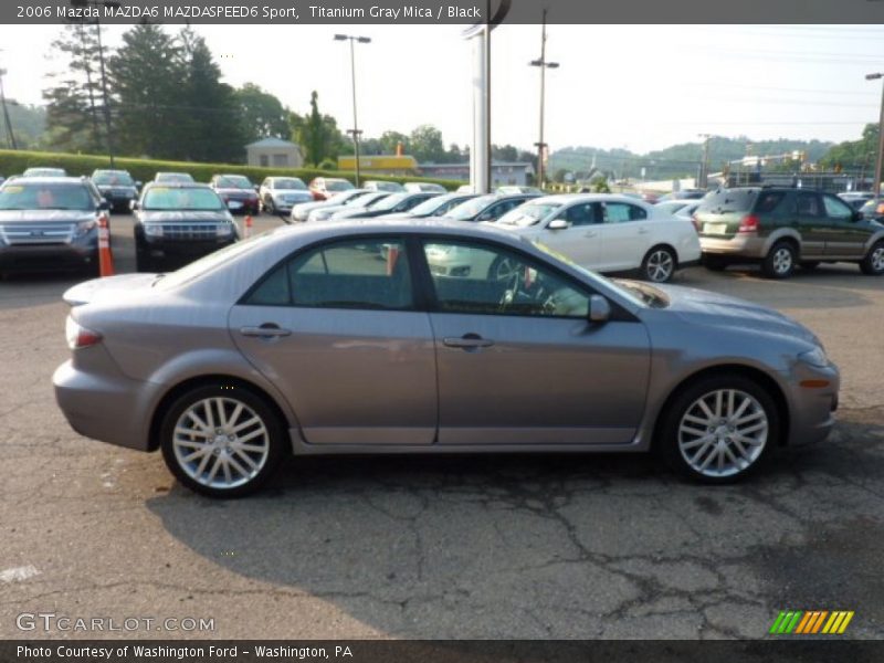 Titanium Gray Mica / Black 2006 Mazda MAZDA6 MAZDASPEED6 Sport