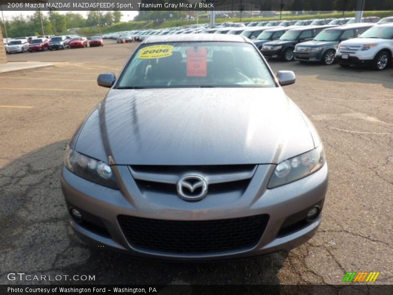 Titanium Gray Mica / Black 2006 Mazda MAZDA6 MAZDASPEED6 Sport
