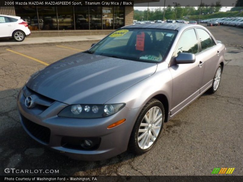 Titanium Gray Mica / Black 2006 Mazda MAZDA6 MAZDASPEED6 Sport