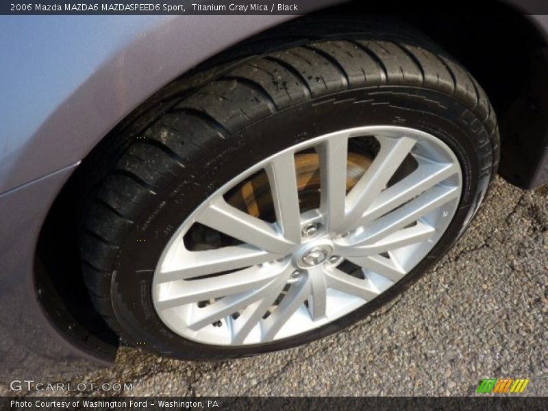 Titanium Gray Mica / Black 2006 Mazda MAZDA6 MAZDASPEED6 Sport