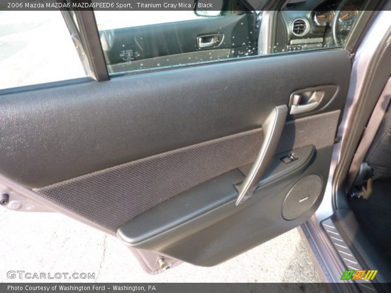 Titanium Gray Mica / Black 2006 Mazda MAZDA6 MAZDASPEED6 Sport