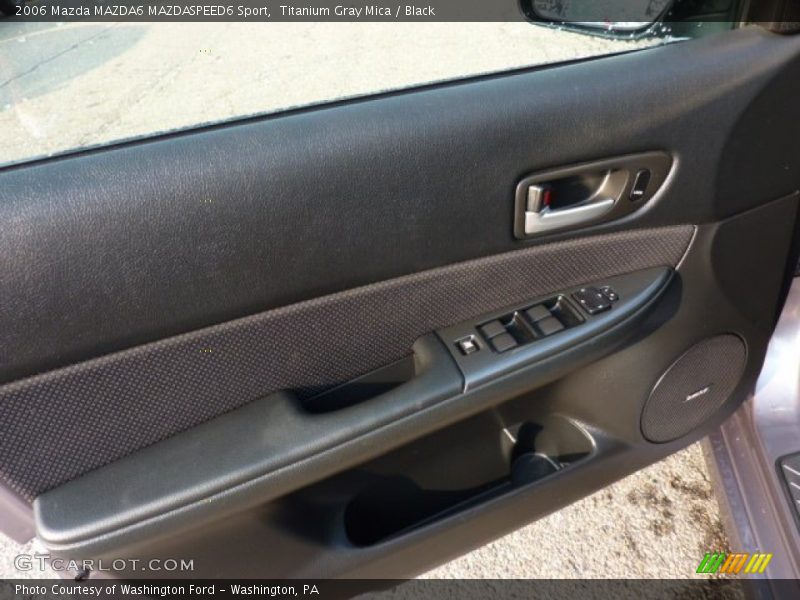 Titanium Gray Mica / Black 2006 Mazda MAZDA6 MAZDASPEED6 Sport
