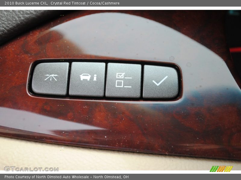Crystal Red Tintcoat / Cocoa/Cashmere 2010 Buick Lucerne CXL