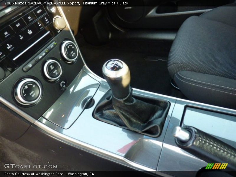 Titanium Gray Mica / Black 2006 Mazda MAZDA6 MAZDASPEED6 Sport