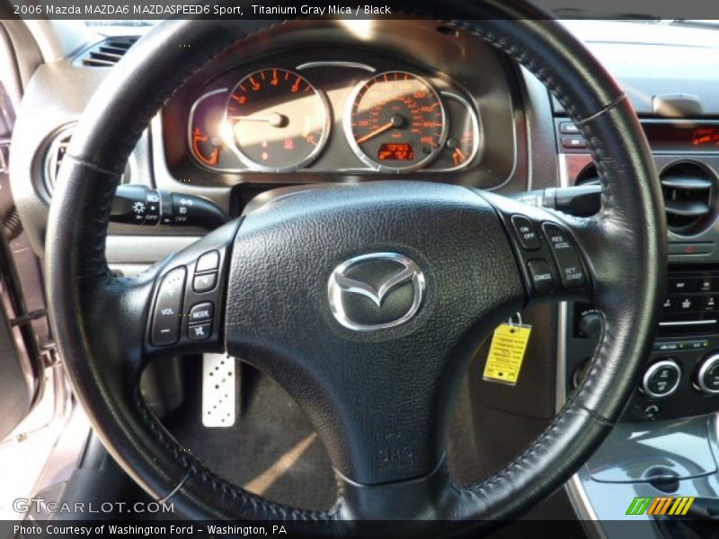 Titanium Gray Mica / Black 2006 Mazda MAZDA6 MAZDASPEED6 Sport