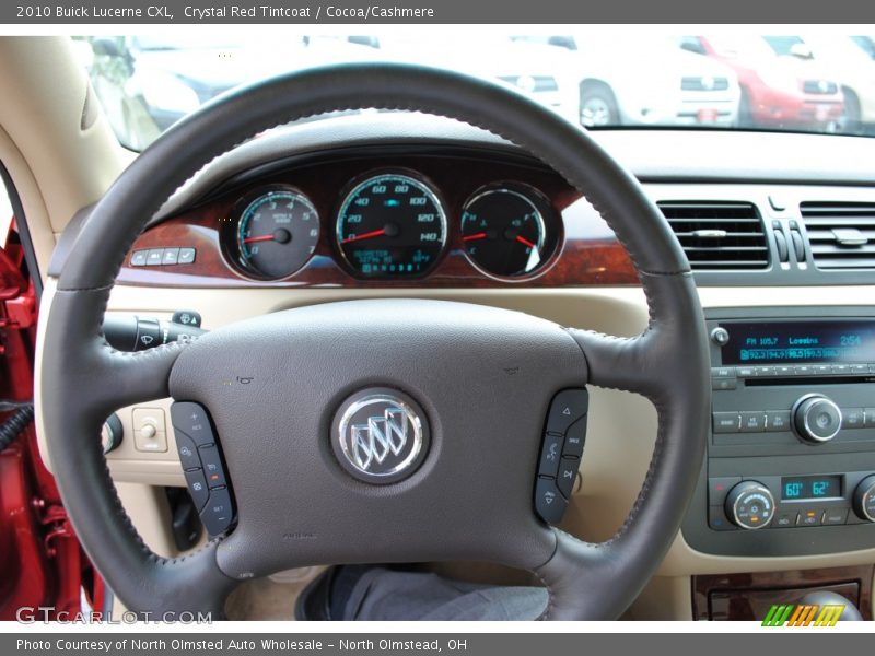 Crystal Red Tintcoat / Cocoa/Cashmere 2010 Buick Lucerne CXL