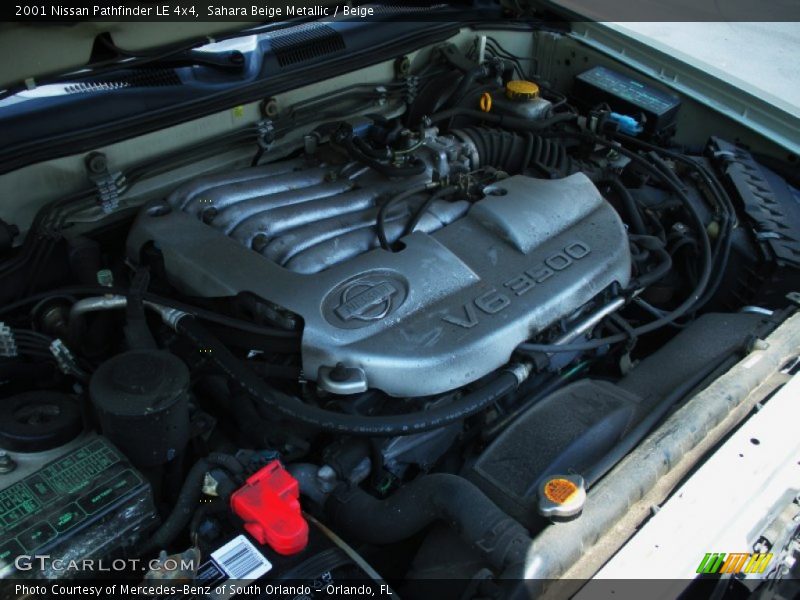 Sahara Beige Metallic / Beige 2001 Nissan Pathfinder LE 4x4