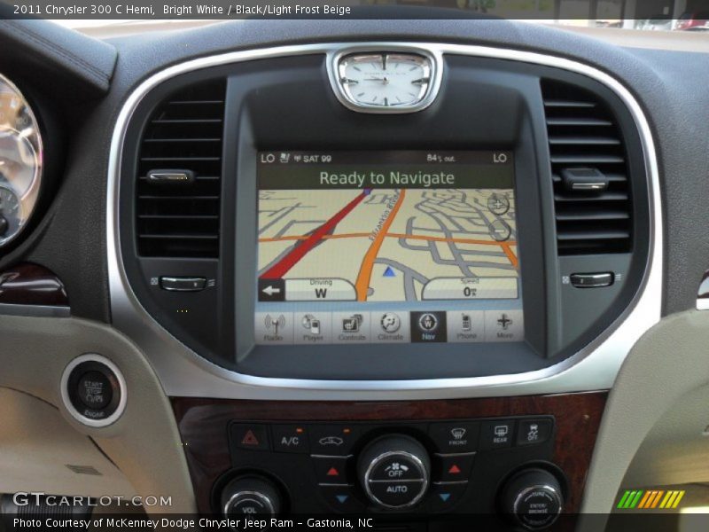 Navigation of 2011 300 C Hemi