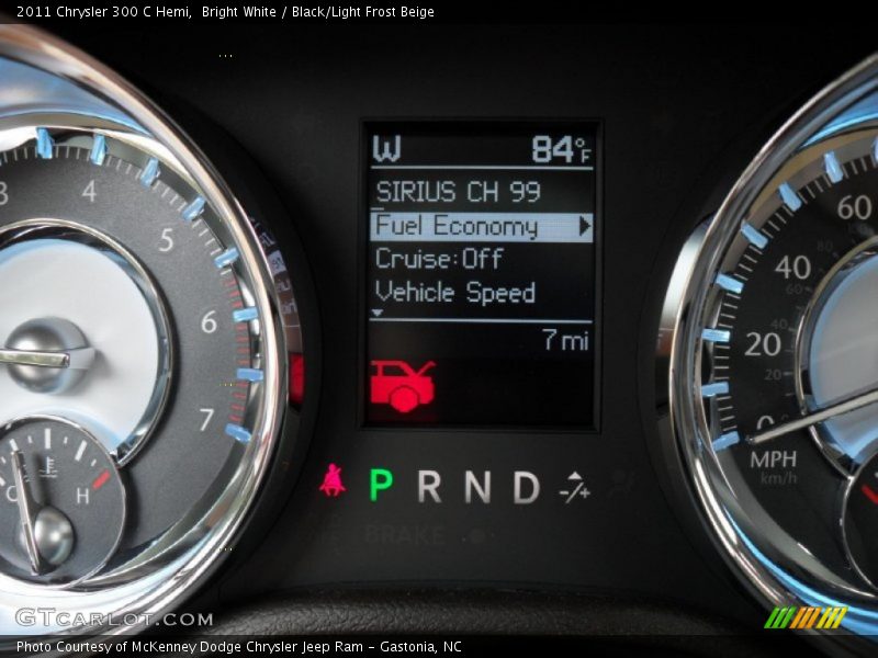 Bright White / Black/Light Frost Beige 2011 Chrysler 300 C Hemi