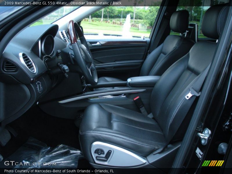 Obsidian Black Metallic / Black 2009 Mercedes-Benz GL 550 4Matic