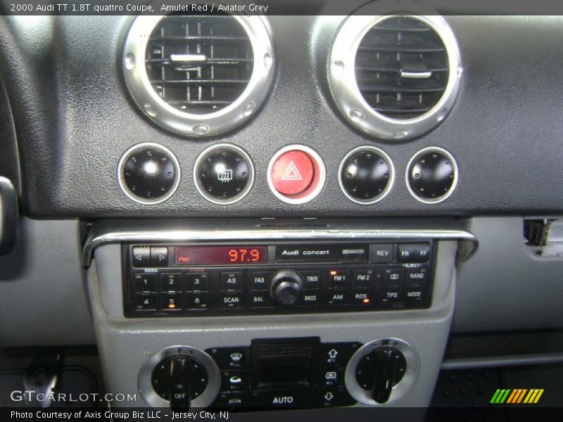 Controls of 2000 TT 1.8T quattro Coupe