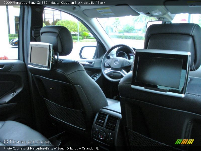 Obsidian Black Metallic / Black 2009 Mercedes-Benz GL 550 4Matic
