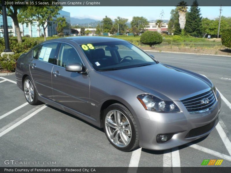 Platinum Graphite / Graphite 2008 Infiniti M 35 S Sedan