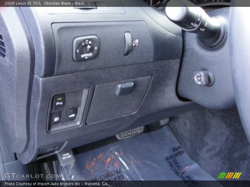 Obsidian Black / Black 2008 Lexus ES 350