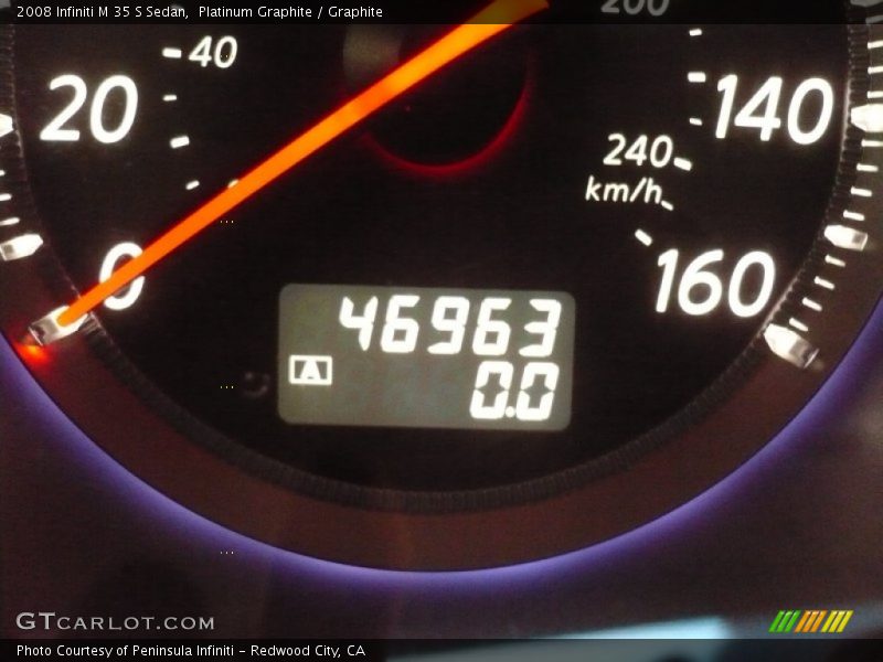 Platinum Graphite / Graphite 2008 Infiniti M 35 S Sedan