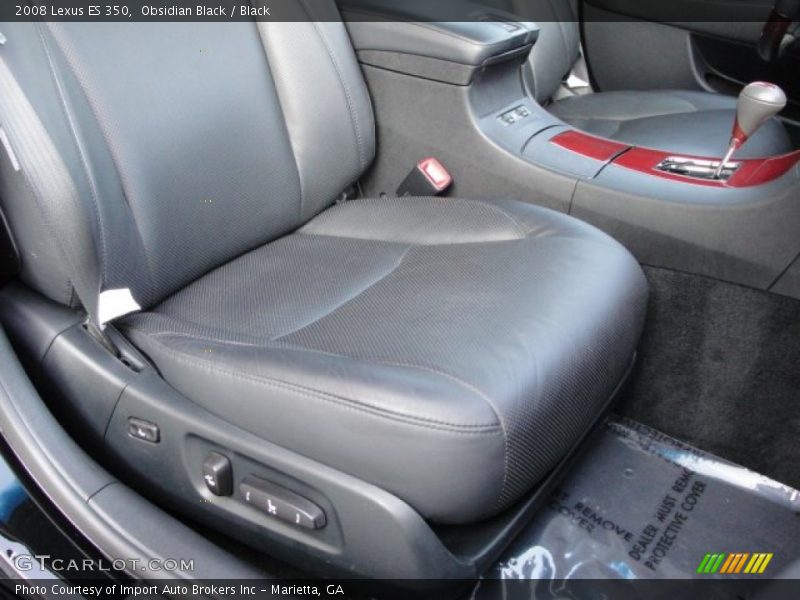 Obsidian Black / Black 2008 Lexus ES 350