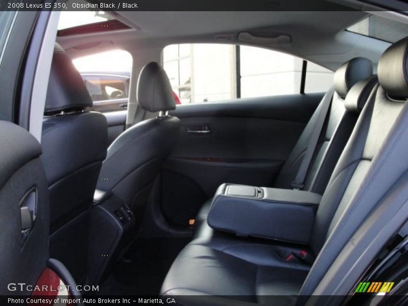 Obsidian Black / Black 2008 Lexus ES 350