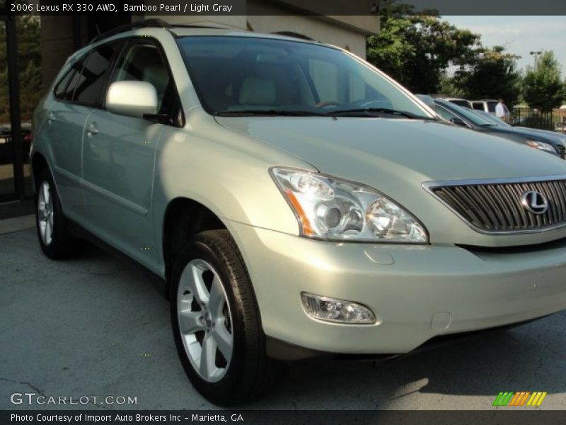 Bamboo Pearl / Light Gray 2006 Lexus RX 330 AWD