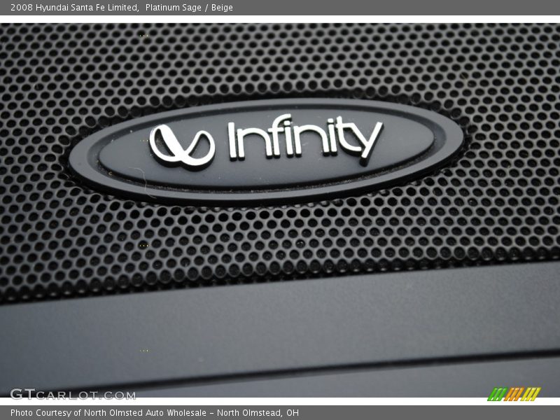 Platinum Sage / Beige 2008 Hyundai Santa Fe Limited