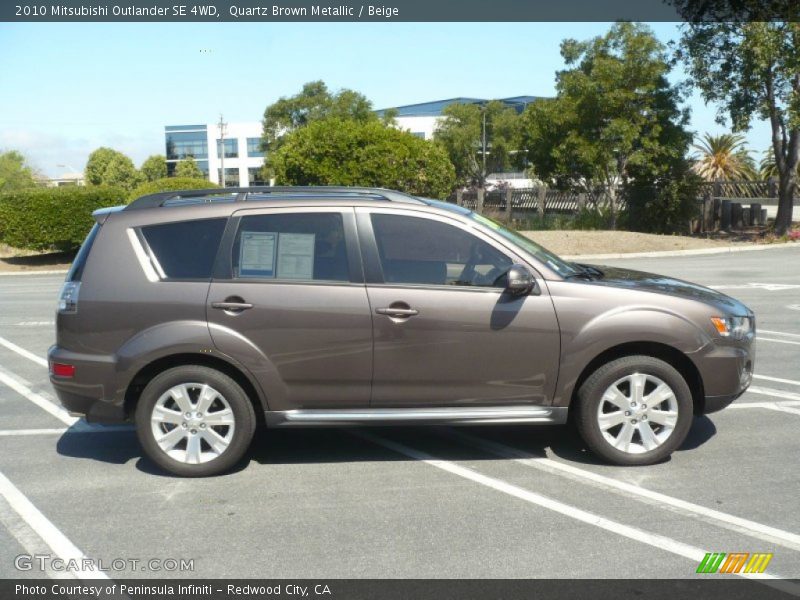  2010 Outlander SE 4WD Quartz Brown Metallic