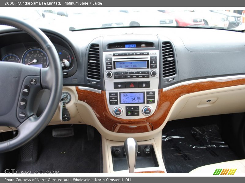 Platinum Sage / Beige 2008 Hyundai Santa Fe Limited
