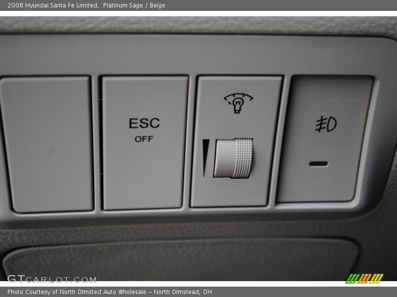 Platinum Sage / Beige 2008 Hyundai Santa Fe Limited