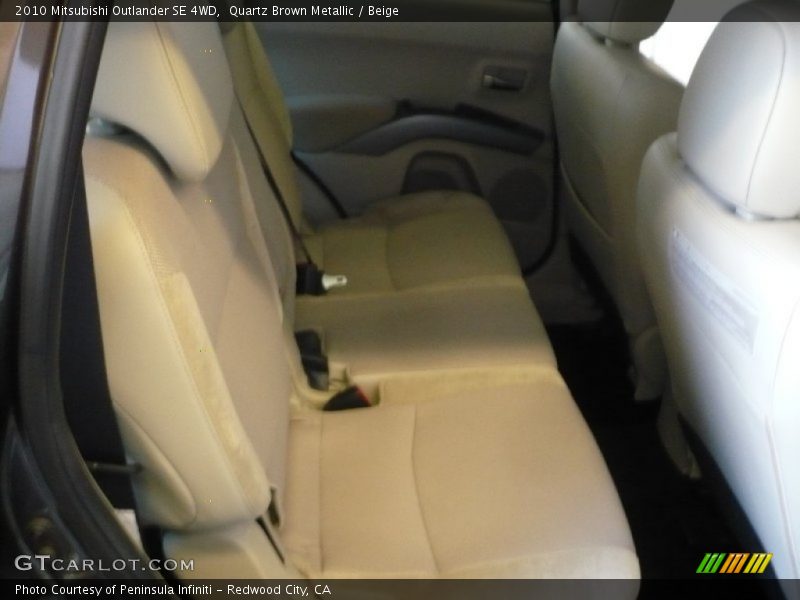Quartz Brown Metallic / Beige 2010 Mitsubishi Outlander SE 4WD