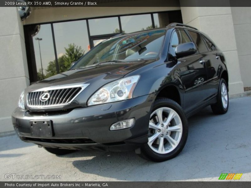 Smokey Granite / Black 2009 Lexus RX 350 AWD