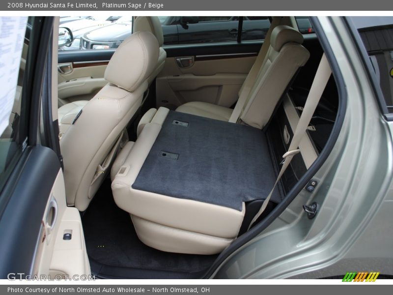 Platinum Sage / Beige 2008 Hyundai Santa Fe Limited