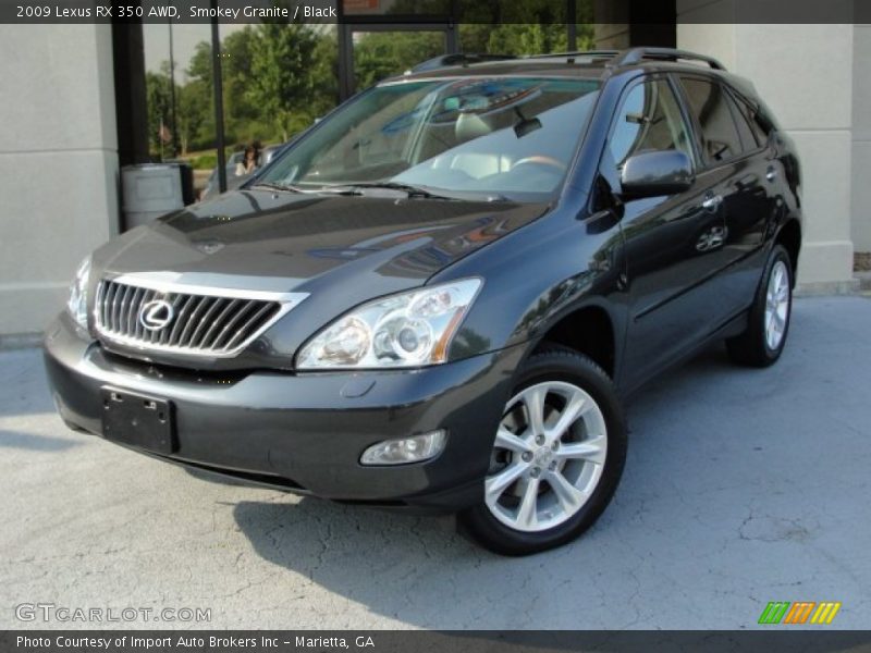 Smokey Granite / Black 2009 Lexus RX 350 AWD