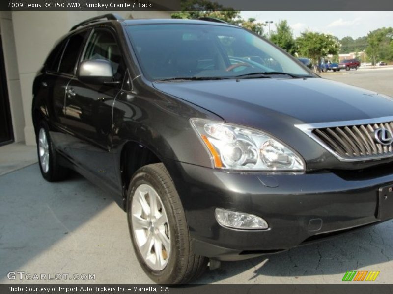 Smokey Granite / Black 2009 Lexus RX 350 AWD