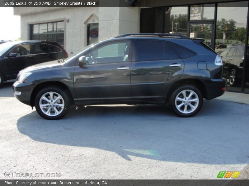 Smokey Granite / Black 2009 Lexus RX 350 AWD