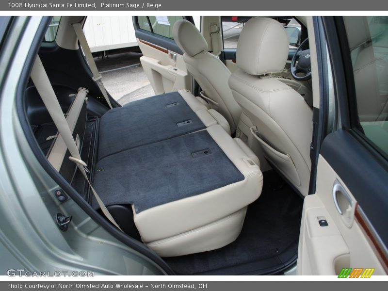 Platinum Sage / Beige 2008 Hyundai Santa Fe Limited
