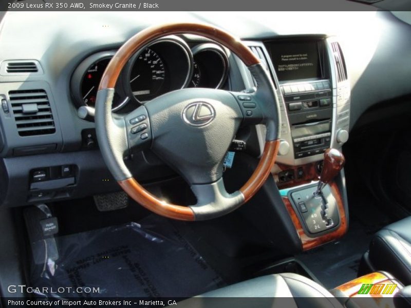 Smokey Granite / Black 2009 Lexus RX 350 AWD