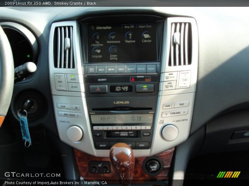Smokey Granite / Black 2009 Lexus RX 350 AWD