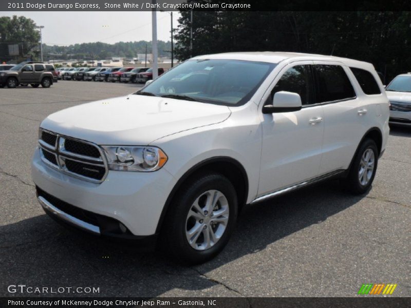 Stone White / Dark Graystone/Medium Graystone 2011 Dodge Durango Express