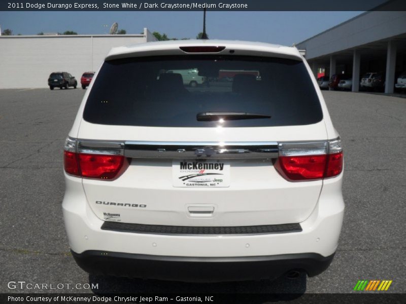 Stone White / Dark Graystone/Medium Graystone 2011 Dodge Durango Express