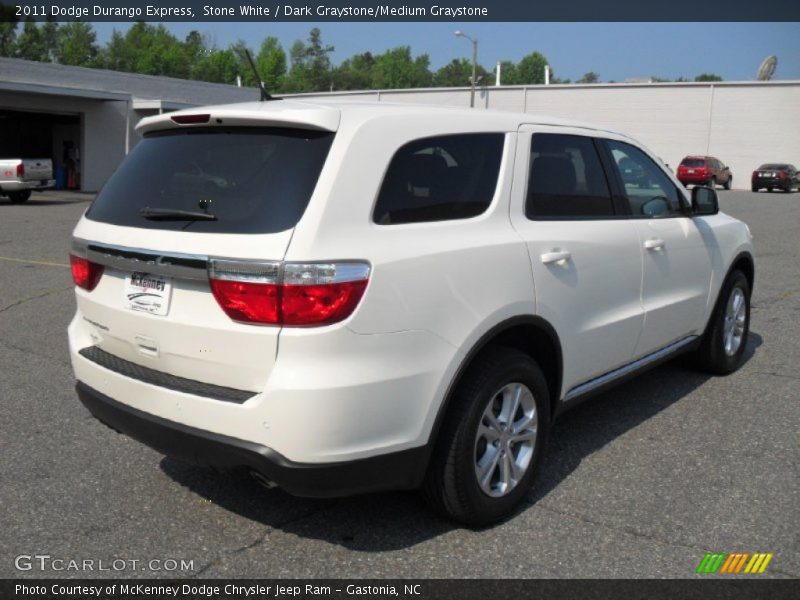 Stone White / Dark Graystone/Medium Graystone 2011 Dodge Durango Express