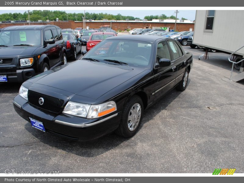 Black Clearcoat / Dark Charcoal 2005 Mercury Grand Marquis GS