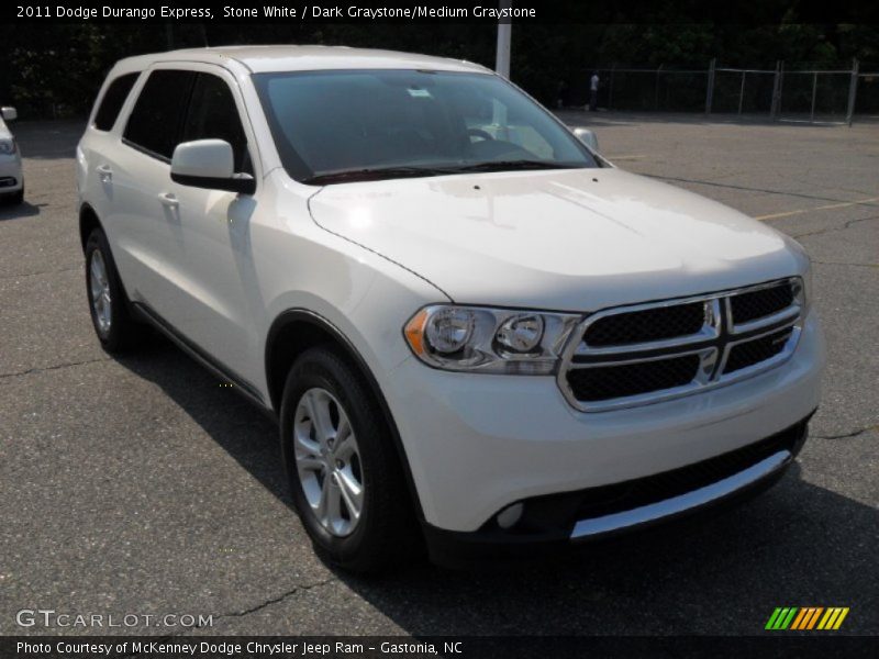 Stone White / Dark Graystone/Medium Graystone 2011 Dodge Durango Express