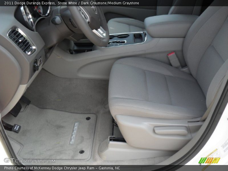 Stone White / Dark Graystone/Medium Graystone 2011 Dodge Durango Express