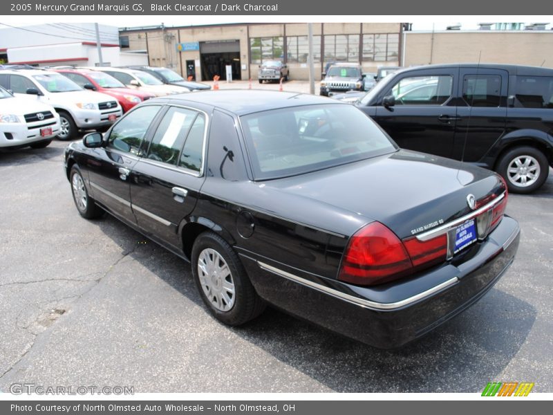Black Clearcoat / Dark Charcoal 2005 Mercury Grand Marquis GS