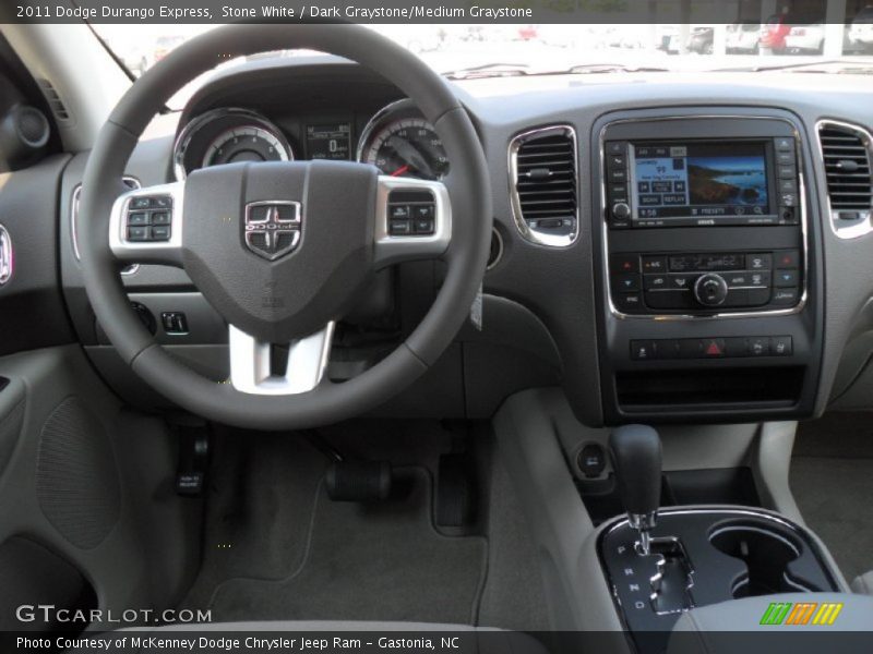 Stone White / Dark Graystone/Medium Graystone 2011 Dodge Durango Express