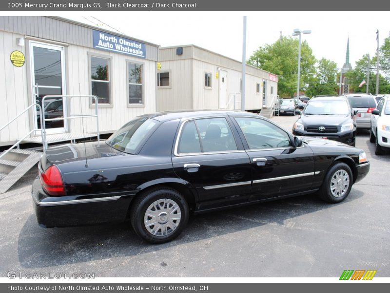 Black Clearcoat / Dark Charcoal 2005 Mercury Grand Marquis GS