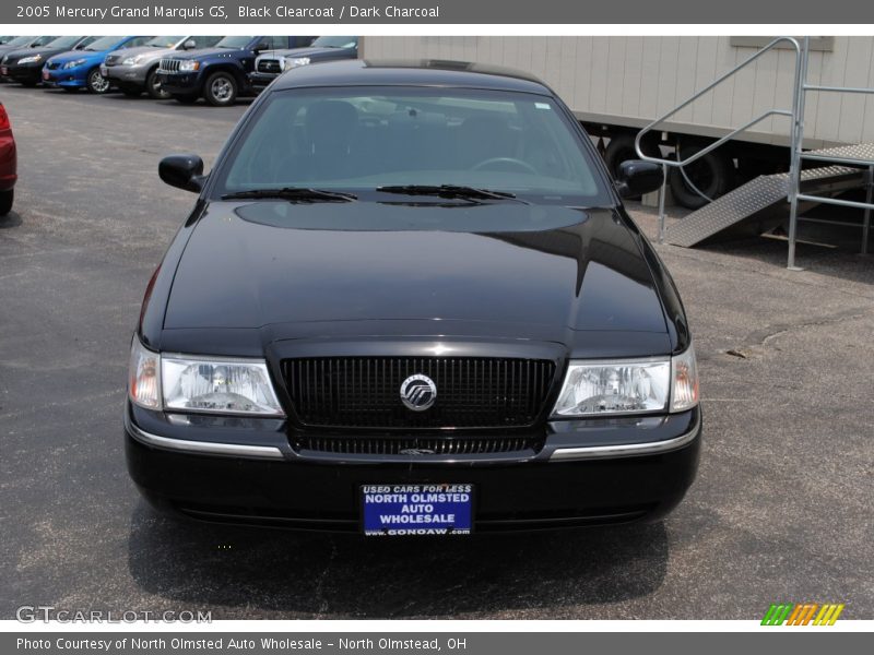 Black Clearcoat / Dark Charcoal 2005 Mercury Grand Marquis GS